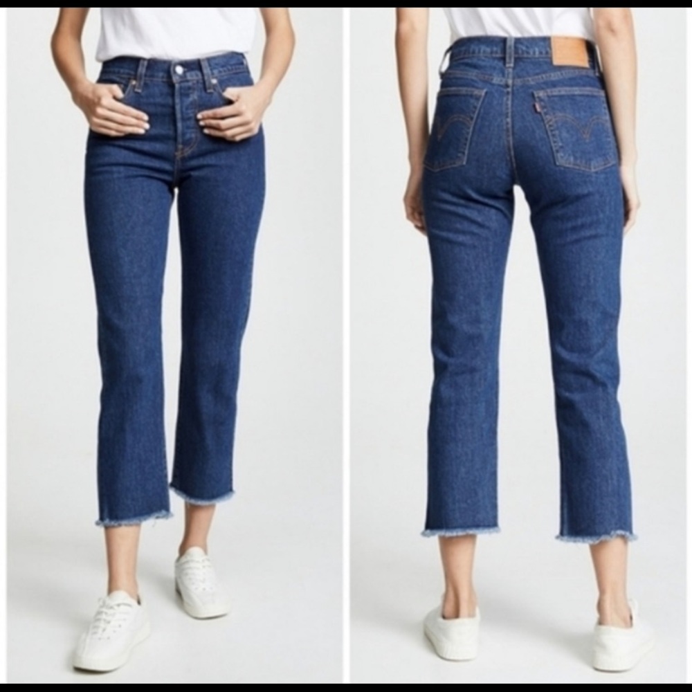 Levi’s wedgie straight high rise jeans